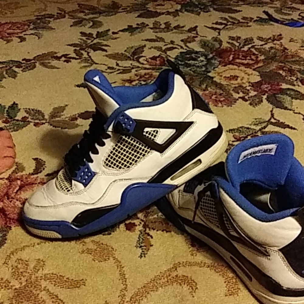 Jordan Flight Retro IV "Motosport" Blue/White - Picture 6 of 6